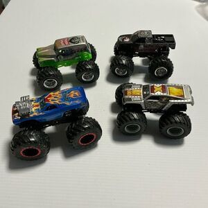 Lot of 4 Monster Trucks